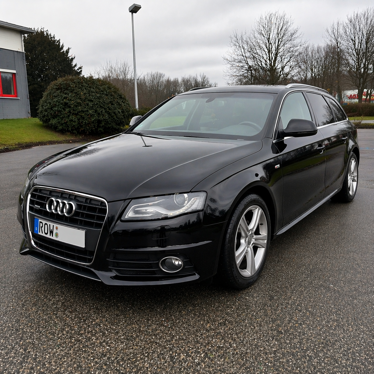 Auto außen nach der Reinigung